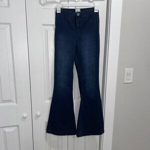 Shop the Mint High-Waisted Stretchy Flare Jeans